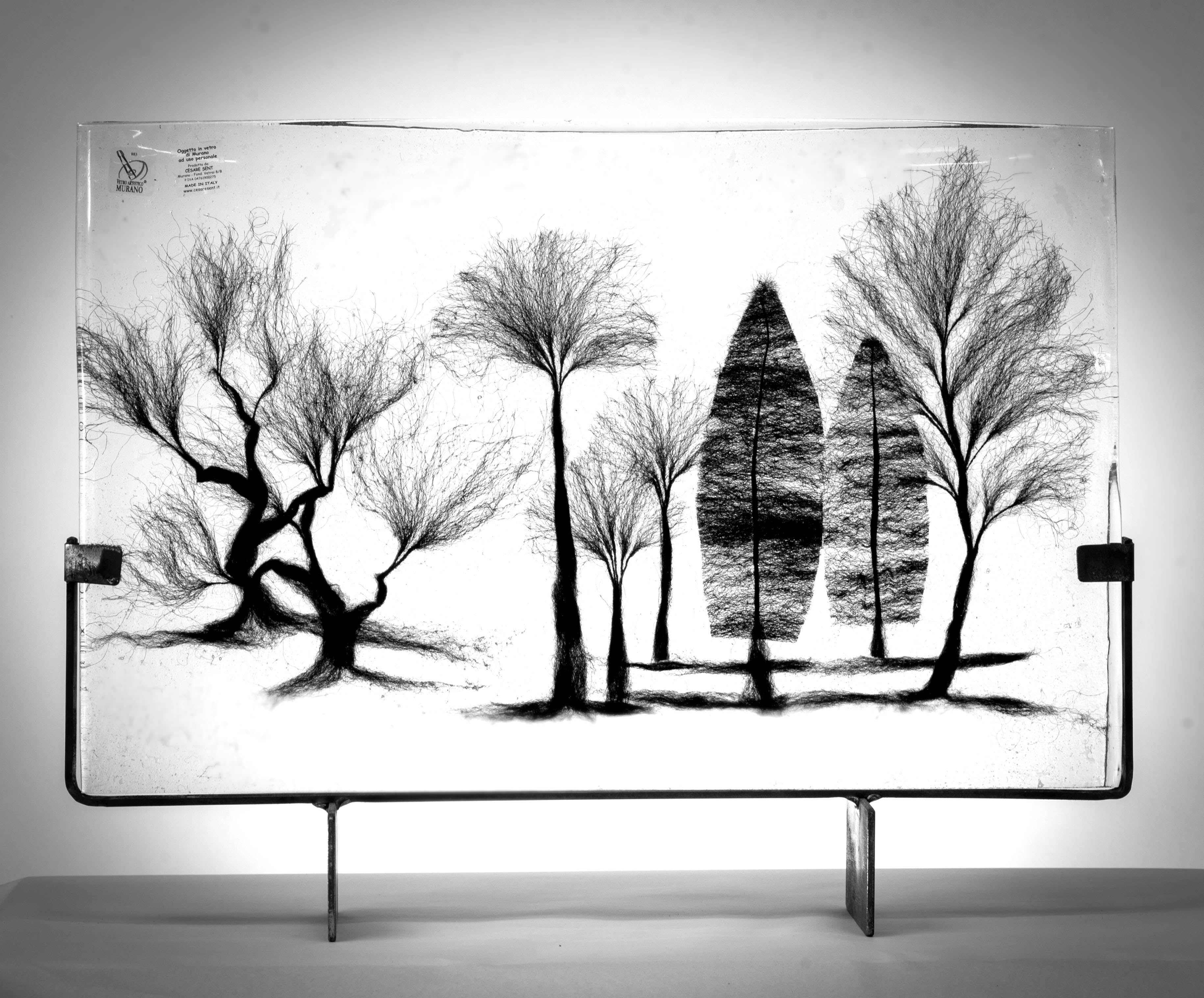 Arbor Day Glass Panel -Cesare Sent