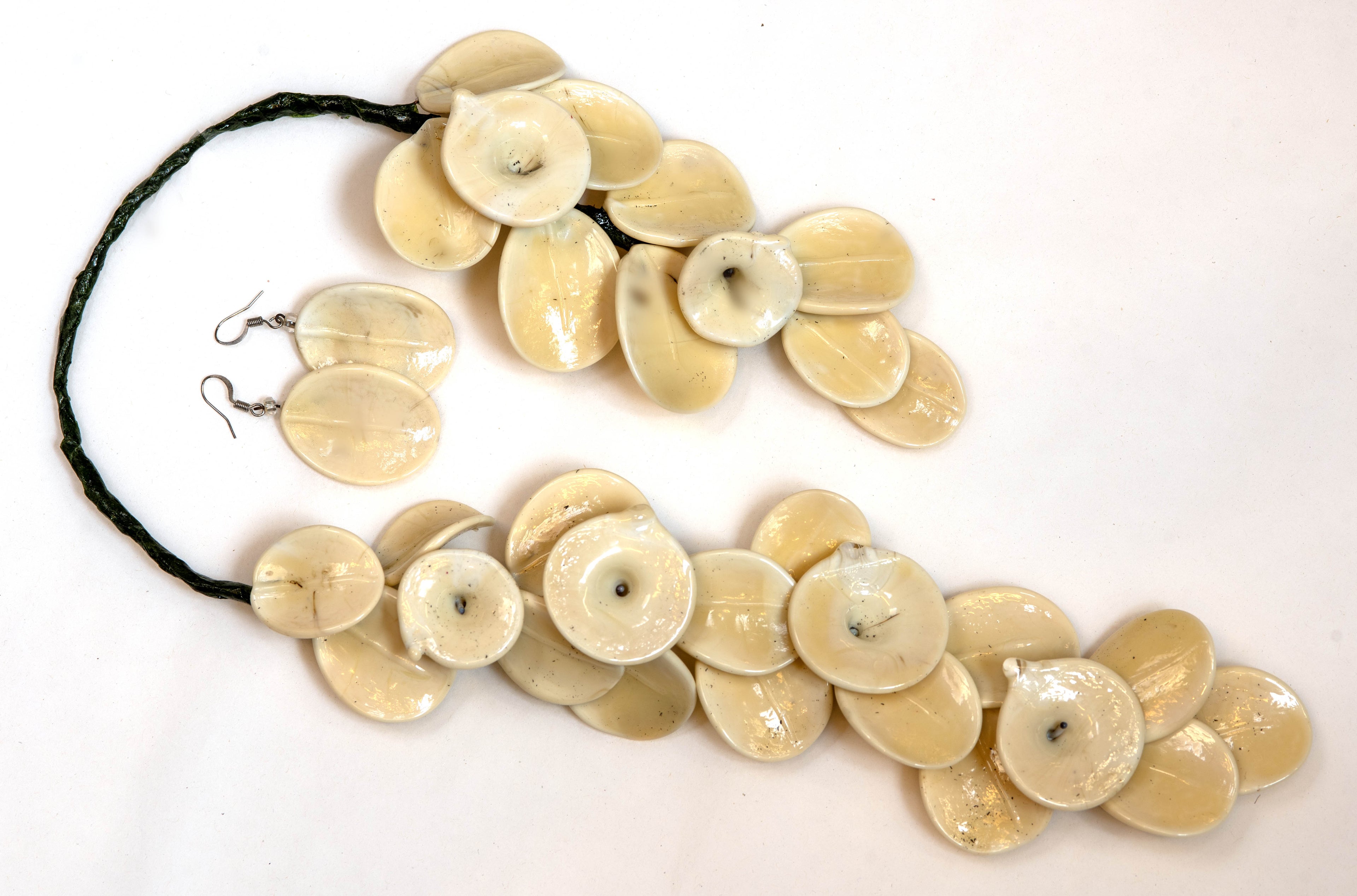 Murano Glass Floral Necklace — Handcrafted in Venice