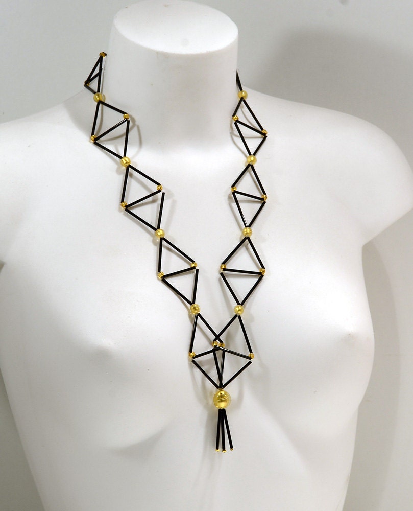 PIVA Collana in vetro di Murano fatta a mano a Murano da Cesare Sent originale made in Italy molto diverse perle di vetro e tubi artigianali