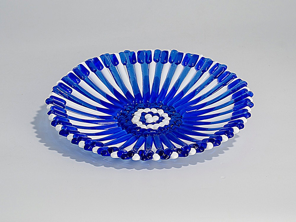 Murano Glass Plate, Cesare Sent Design, Handmade Italian Art