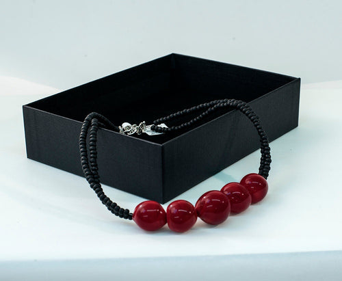 Murano Glass Necklace handmade in Murano by Cesare Sent original made in Italy - Statement necklace Phone essential to ship.