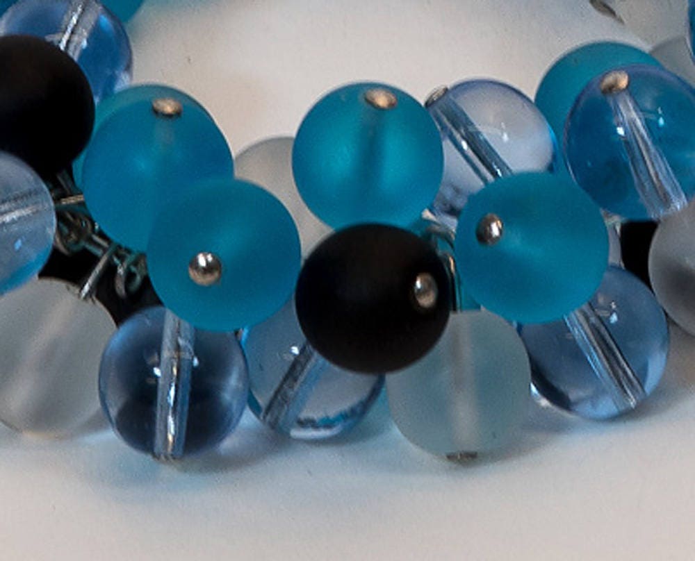 Murano glass bracelet made in Murano by Cesare Sent original made in Italy wonderful different elegant fashion crafts sanblasted shiny