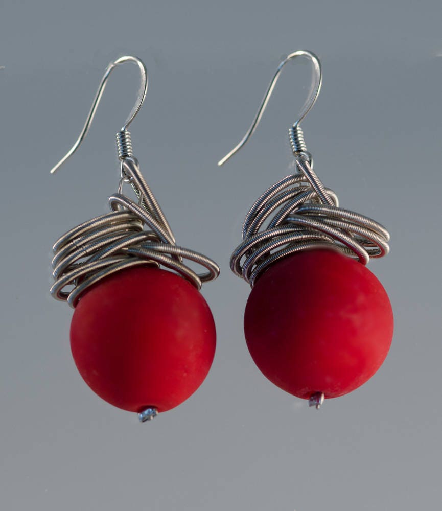 BANTU' Murano glass earrings. Valentine's Day gift, anniversary gift, girlfriend, wife, birthday. Original and special earrings from Italy