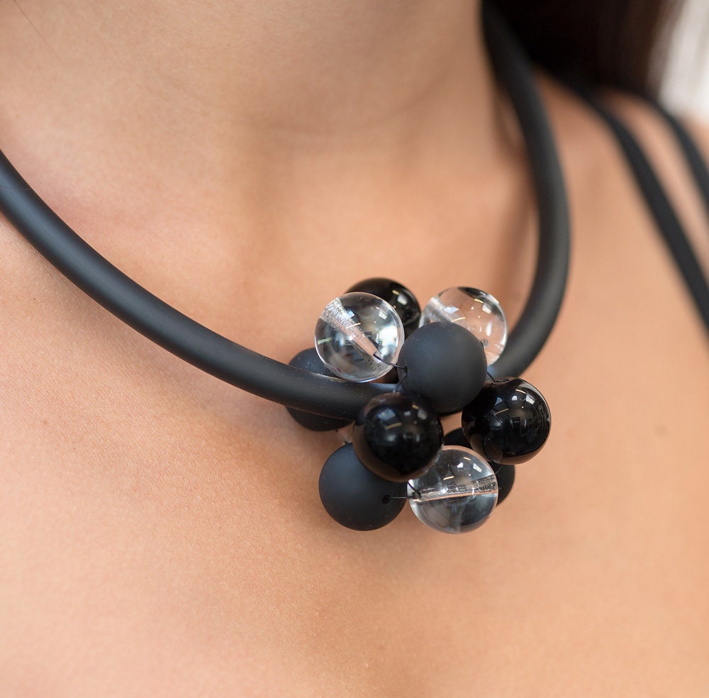 PAL Murano glass necklace handmade in Murano by Cesare Sent original made in italy different modern original crafts fashion jewely