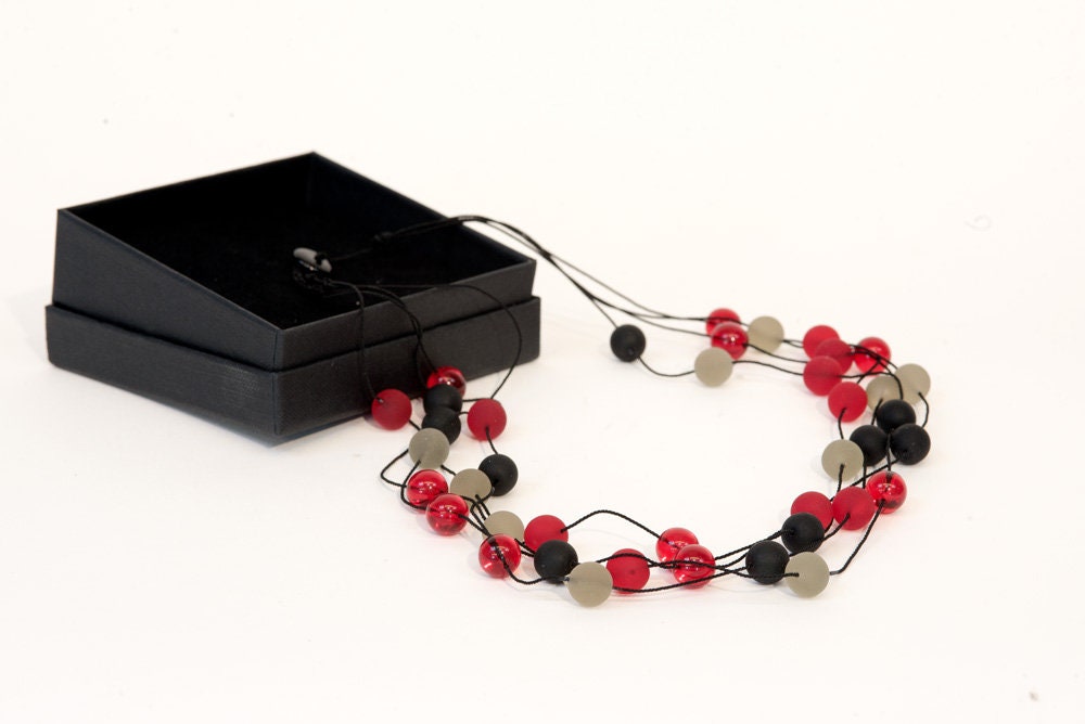 F40 Murano glass necklace handmade in Murano by Cesare Sent original made in italy 40 beads of diameter mm.10 fashion more color combination