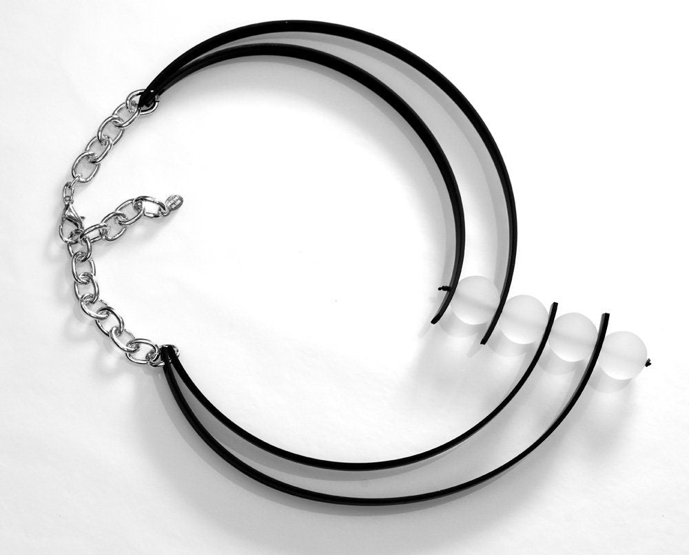 Murano glass necklace handmade in Murano by Cesare Sent original made in Italy modern beautiful fashion accessory glass jewelry crafts