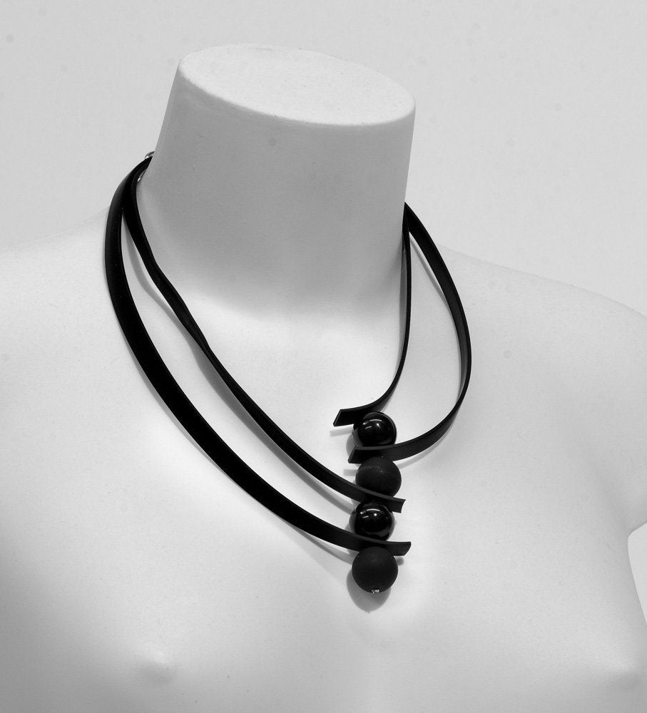 Murano glass necklace handmade in Murano by Cesare Sent original made in Italy modern beautiful fashion accessory glass jewelry crafts