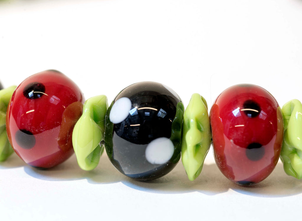 Murano Glass Mushroom Necklace & Earrings Set, Italian Jewelry