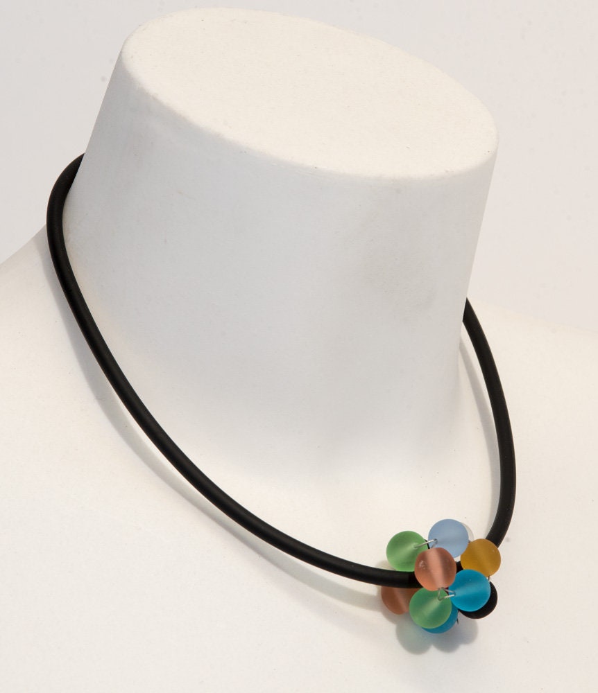 Necklace in Murano glass handmade in Murano by Cesare Sent original made in Italy different original crafts glass sphere fashion jewely