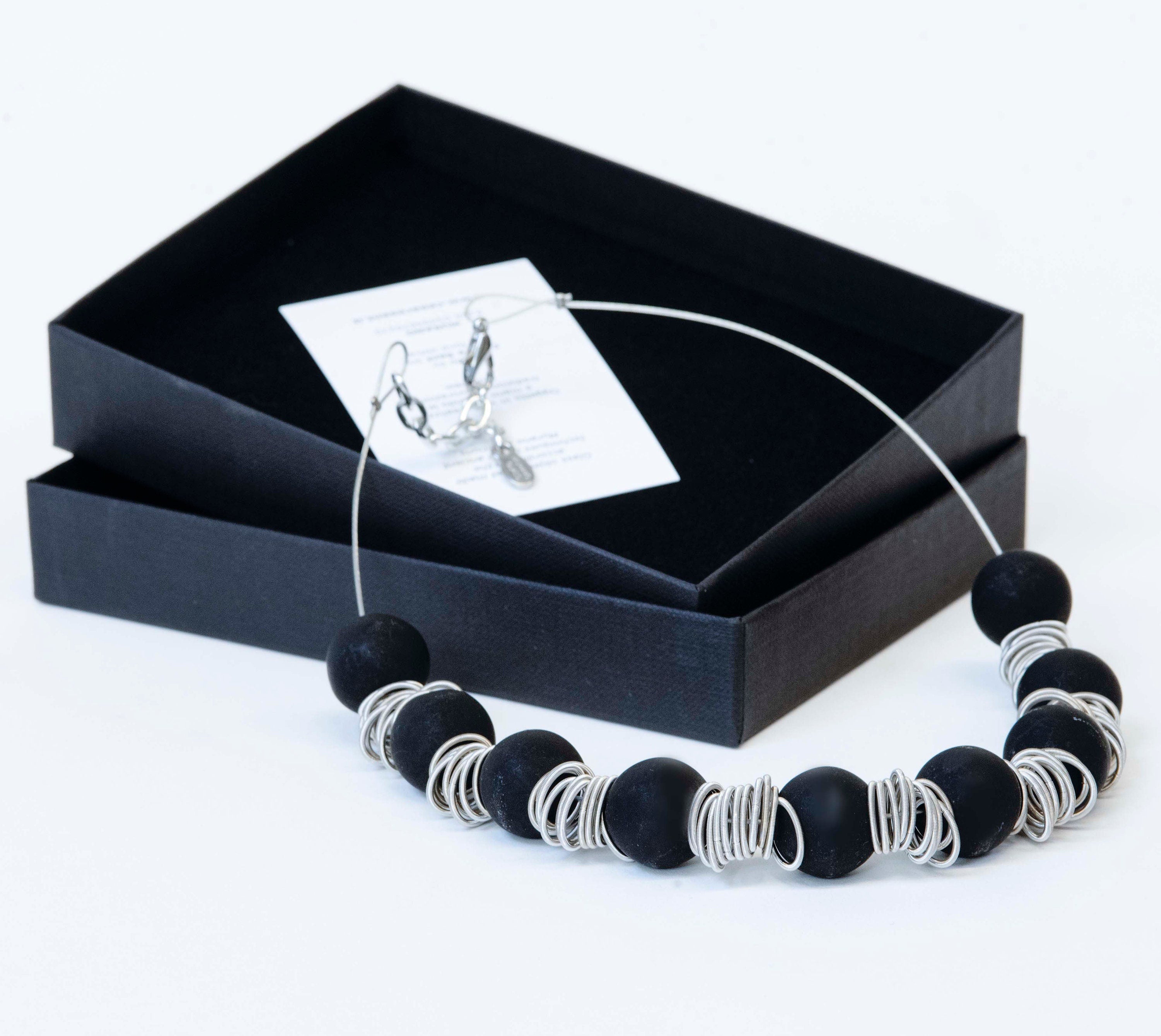 BANTU' Necklace Murano glass necklace handmade in Murano by Cesare Sent original made in Italy fashion elegant modern crafts glass jewely