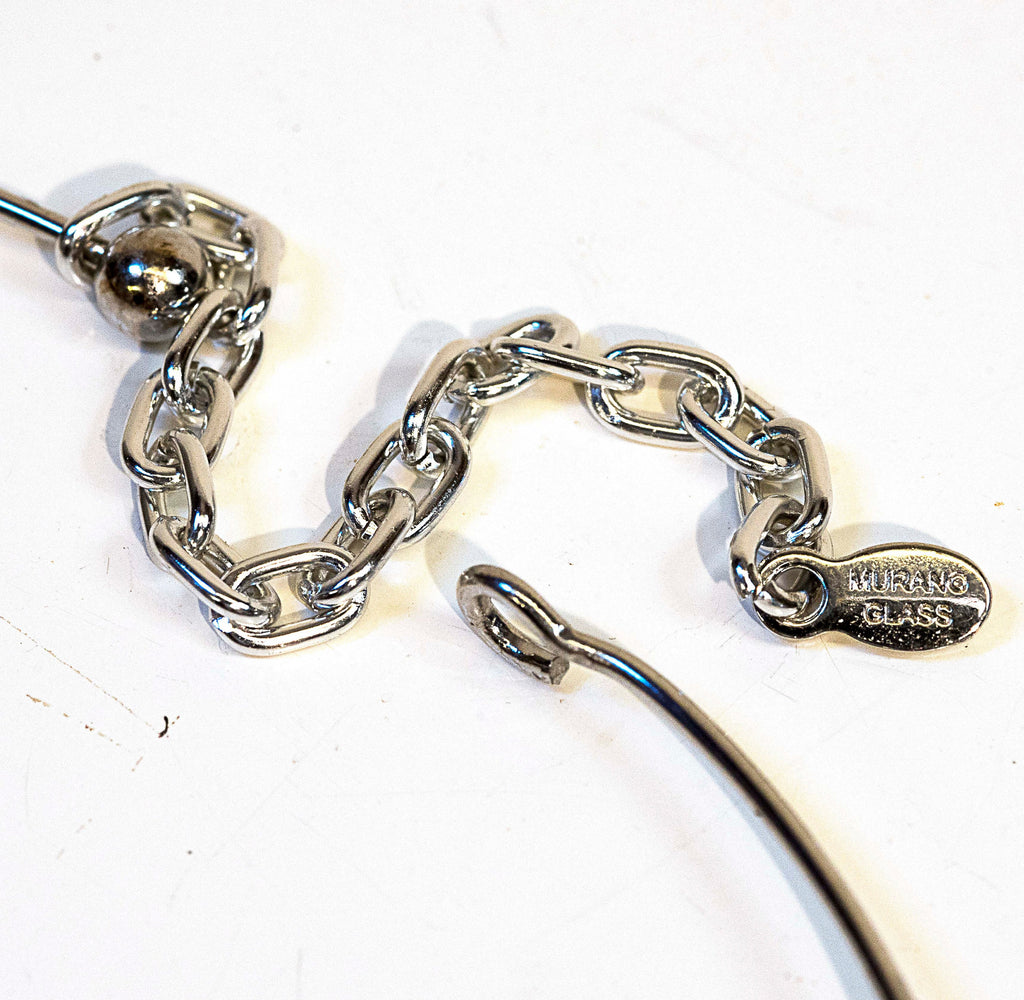 Murano glass necklace handmade in Murano by Cesare Sent original made in Italy different funny crafts fashion glass jewel dècolletè