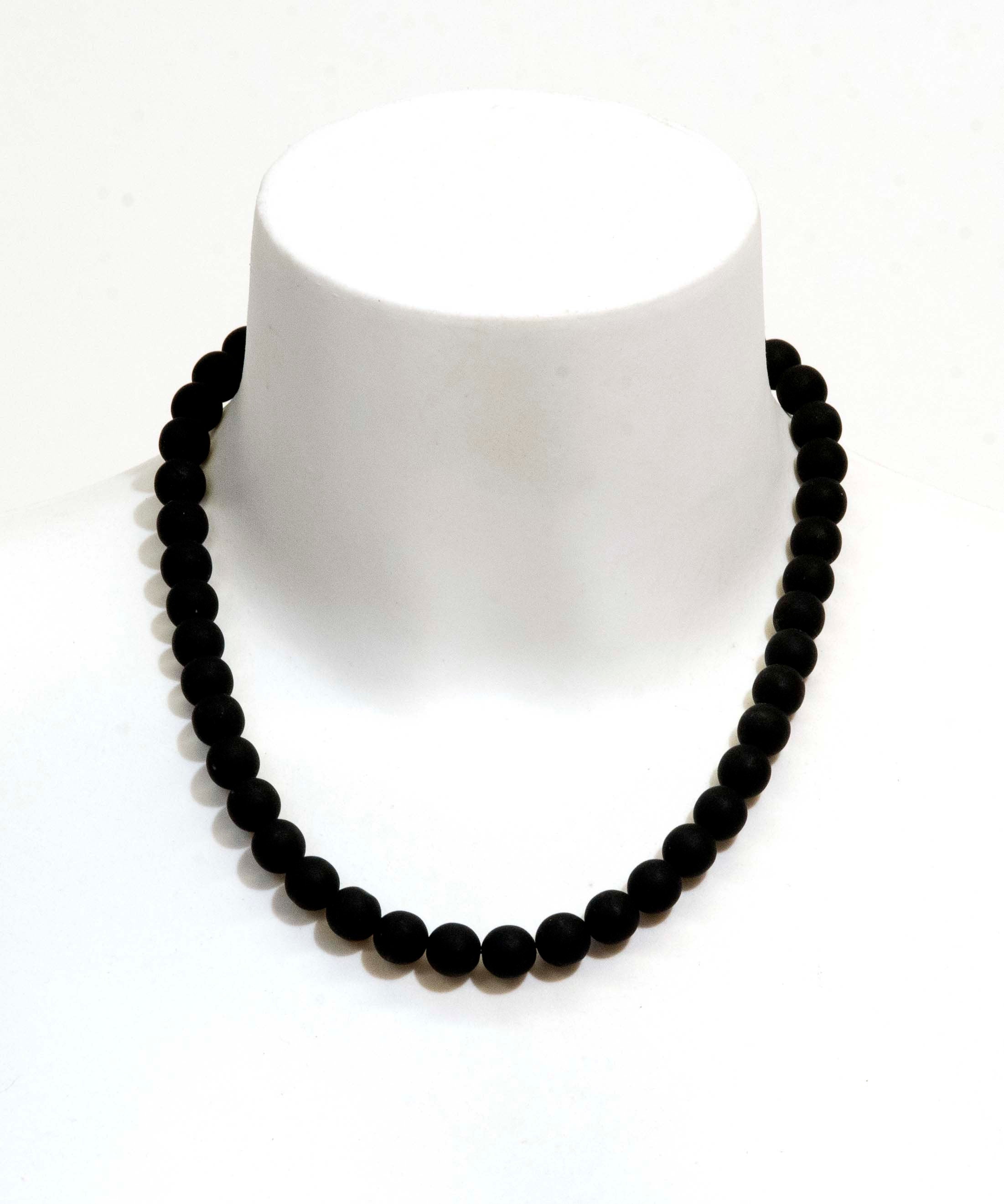 Necklace- bracelet- earrings - Murano glass parure - handmade by Cesare Sent original made in Italy crafts - frosted glass - gift - bisex