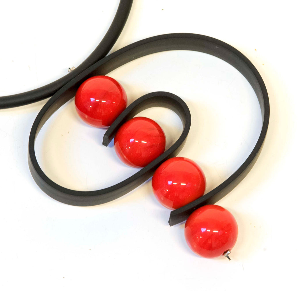 Murano glass necklace handmade in Murano by Cesare Sent original made in Italy fashion beautiful modern glass beads crafts handmade