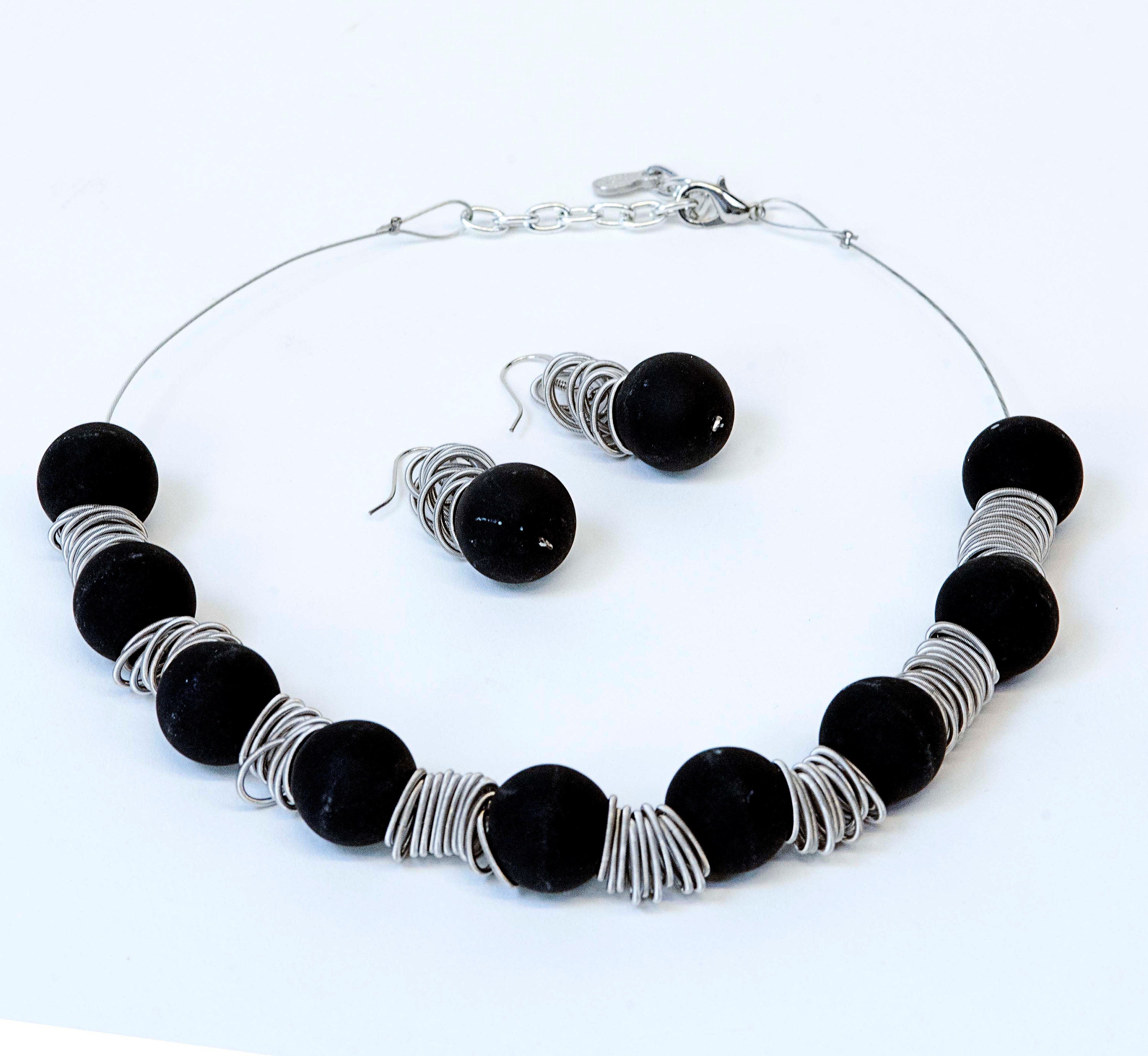 BANTU' Necklace Murano glass necklace handmade in Murano by Cesare Sent original made in Italy fashion elegant modern crafts glass jewely