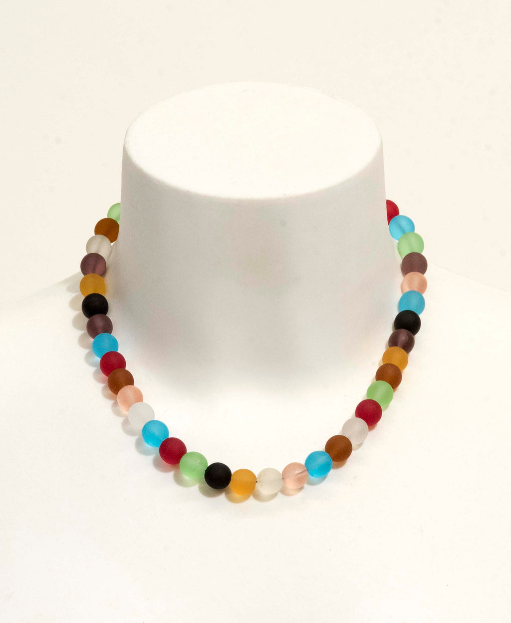 Necklace- bracelet- earrings - Murano glass parure - handmade by Cesare Sent original made in Italy crafts - frosted glass - gift - bisex