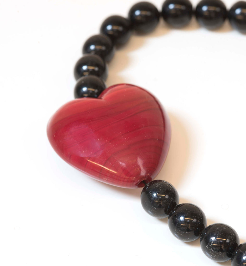 Murano glass necklace handmade in Murano by Cesare Sent original made in Italy differnt elegant modern fashion crafts sandblasted