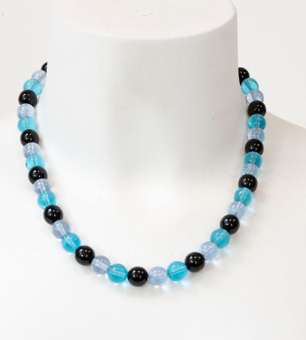 SLIM collana Necklace Murano glass handmade by Cesare Sent original made in italy elegant fashion modern matt accessory colors crafts nice