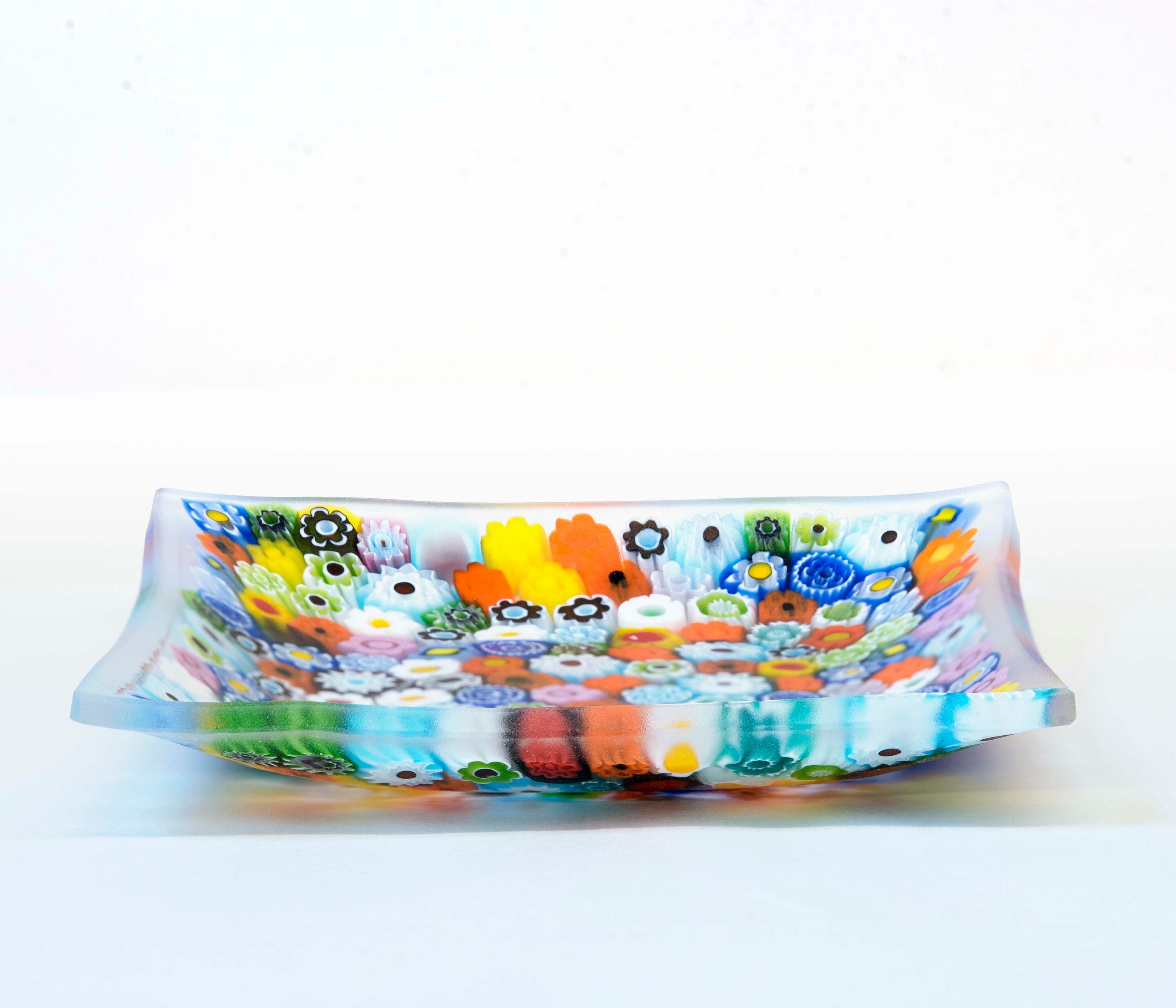 Murrina glass bowl. Traditional Murano glass object. Original gift. Unobtainable single piece.