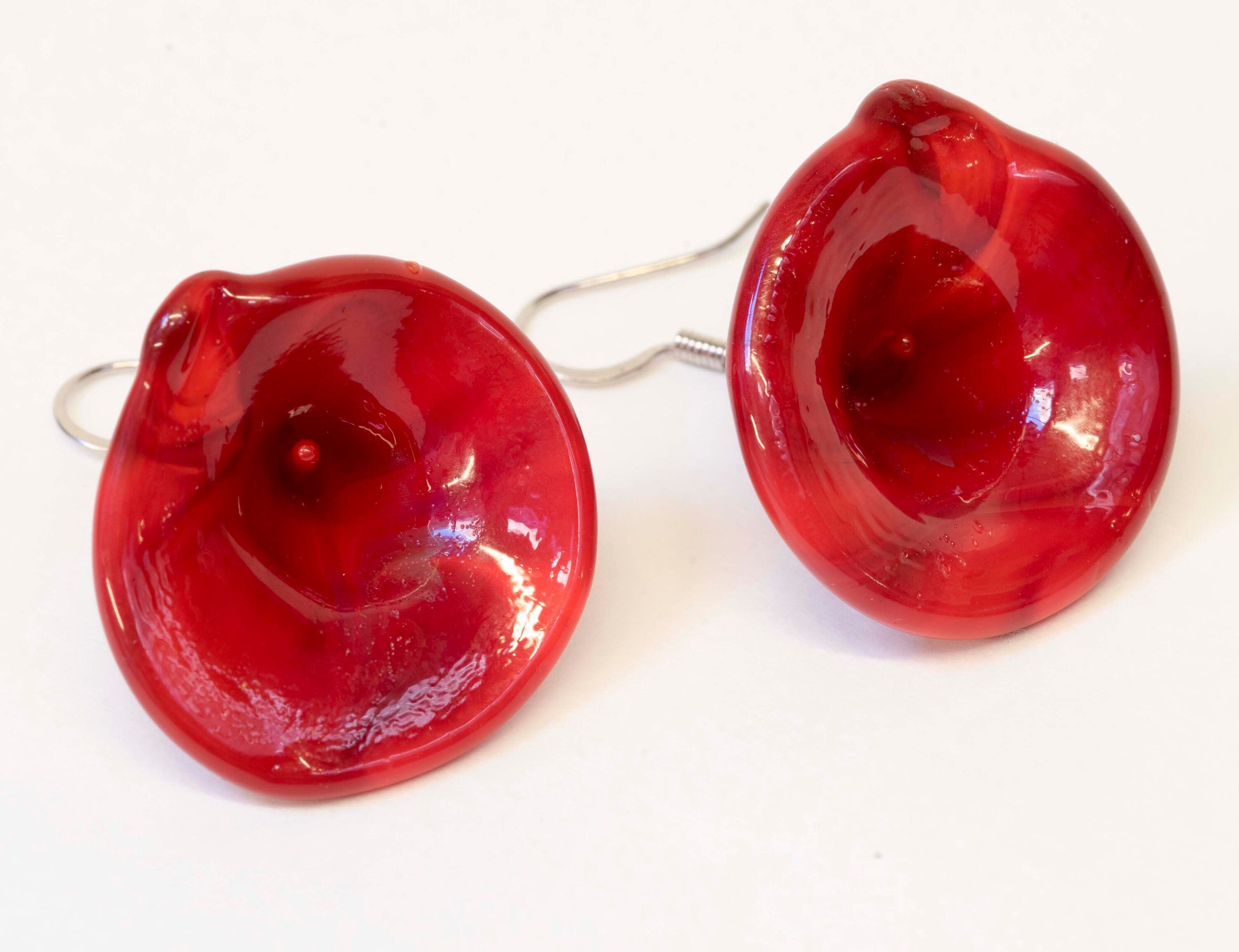 Calla Murano glass necklace handmade in Murano by Cesare Sent original made in Italy wonderful choker glass flowers crafts elegant jewellery