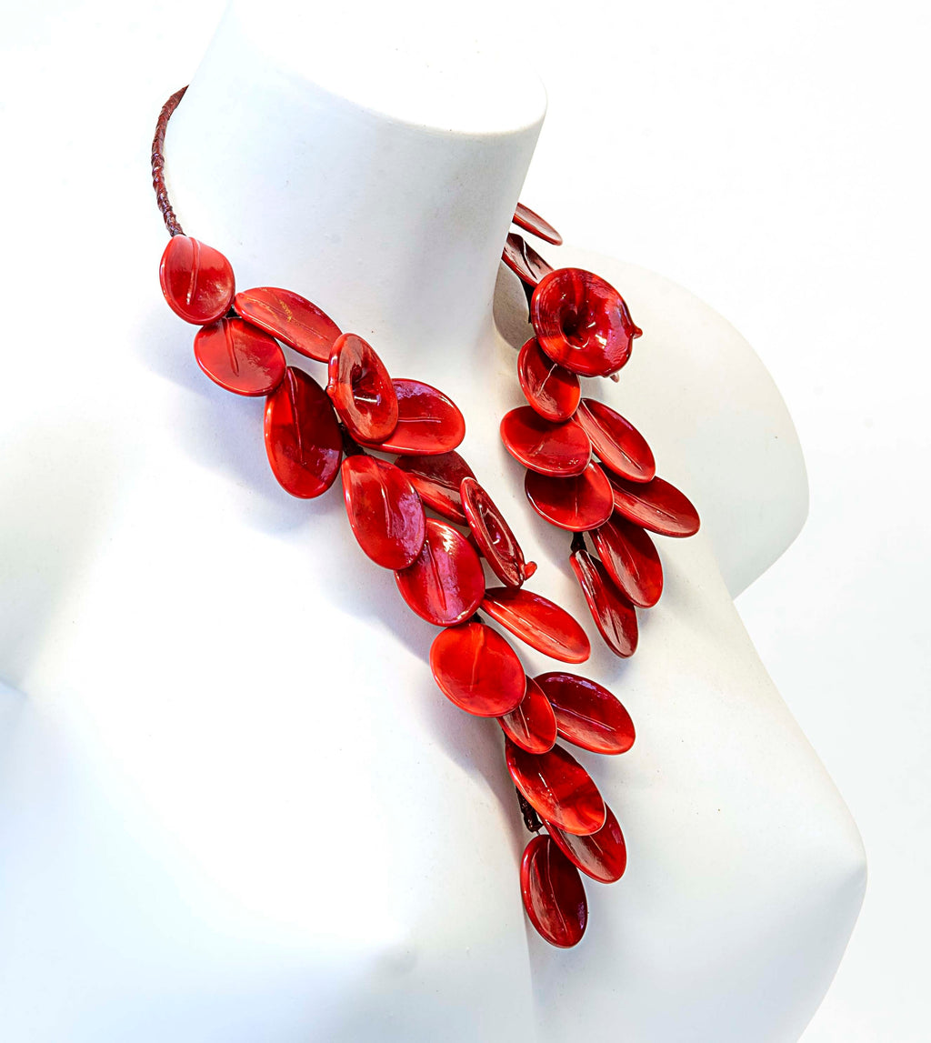 Murano glass necklace handmade original made in Italy wonderful necklace glass flowers crafts elegant jewelleryPhone essential to ship.