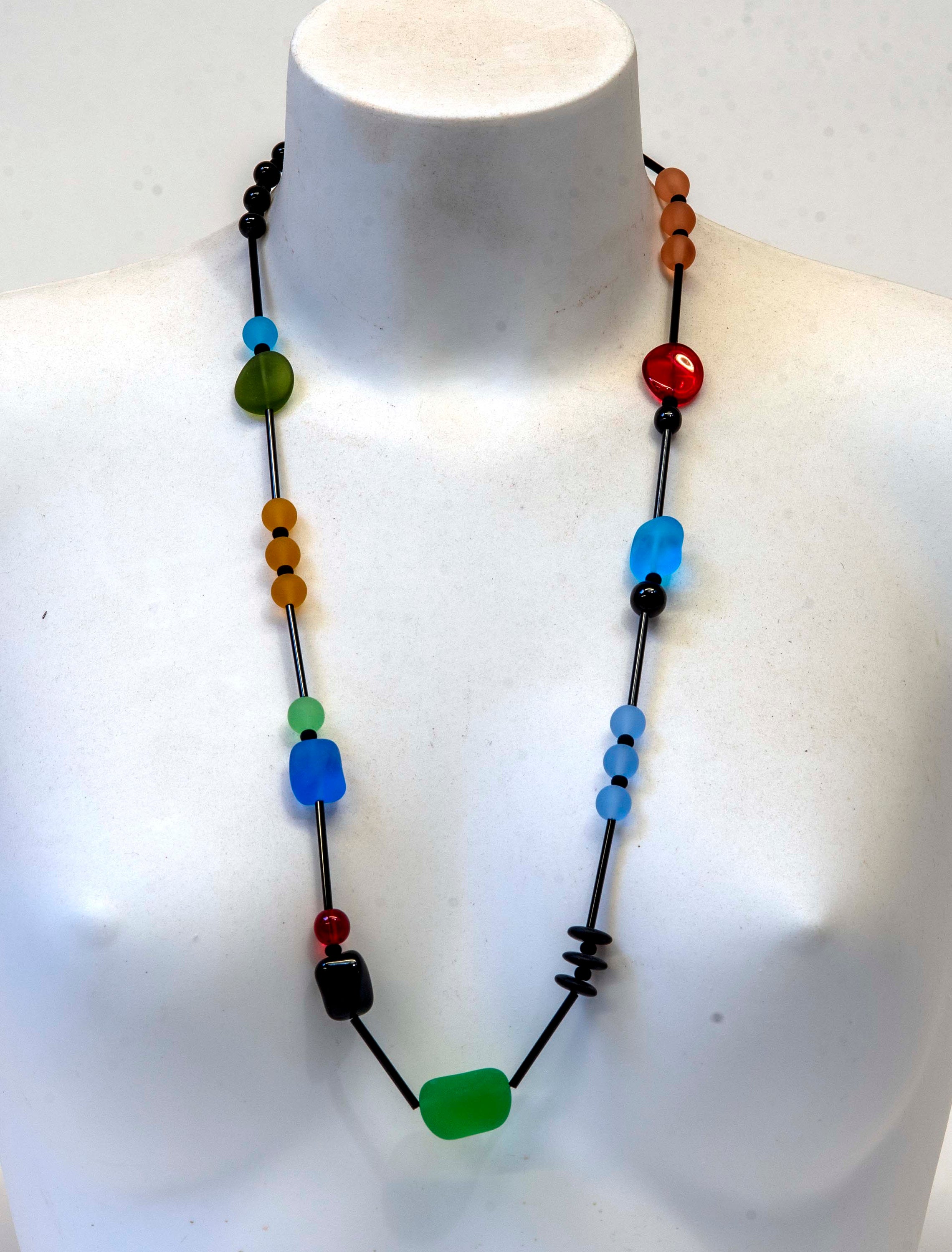 Murano glass necklace, glass necklace, Murano jewelry, Made in Italy