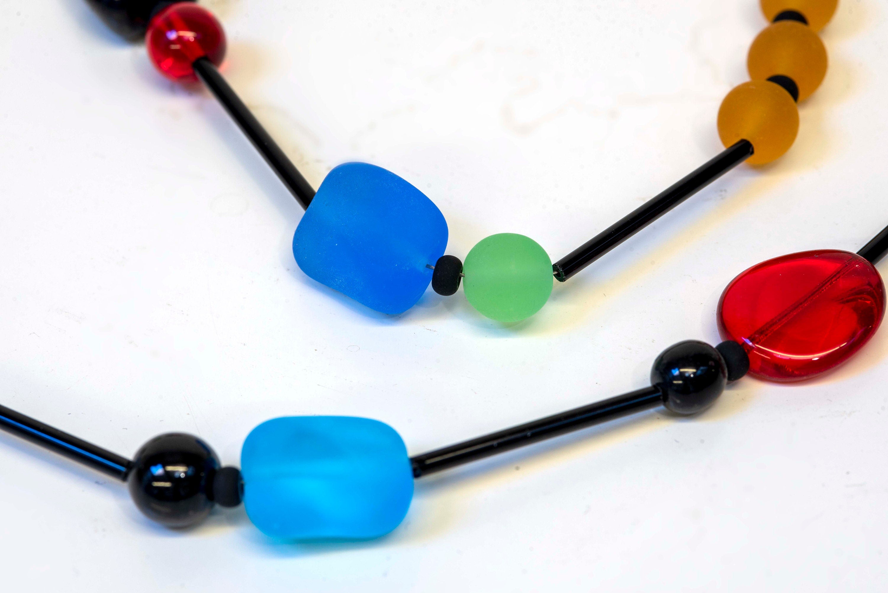 Murano glass necklace, glass necklace, Murano jewelry, Made in Italy