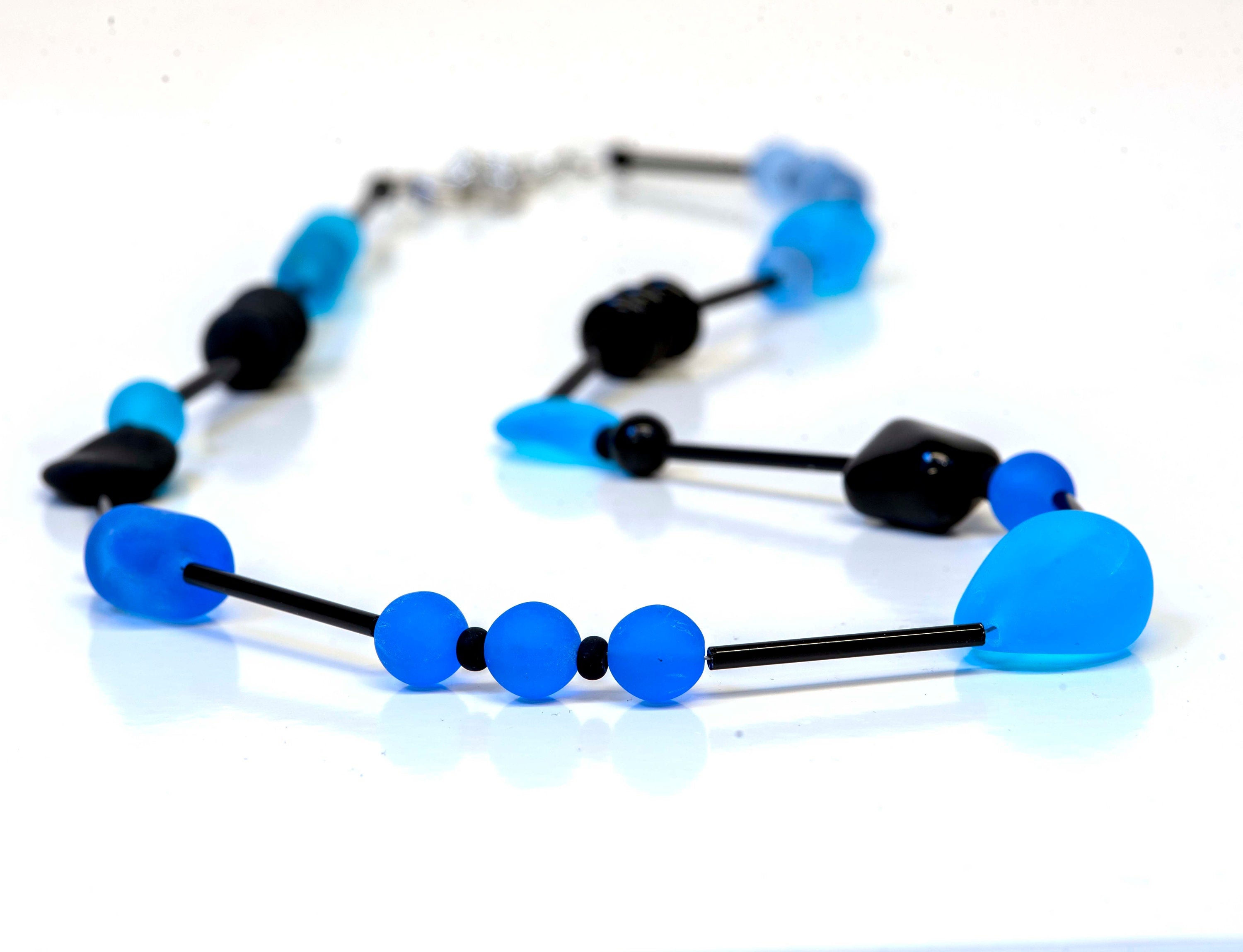 Murano glass necklace, glass necklace, Murano jewelry, Made in Italy