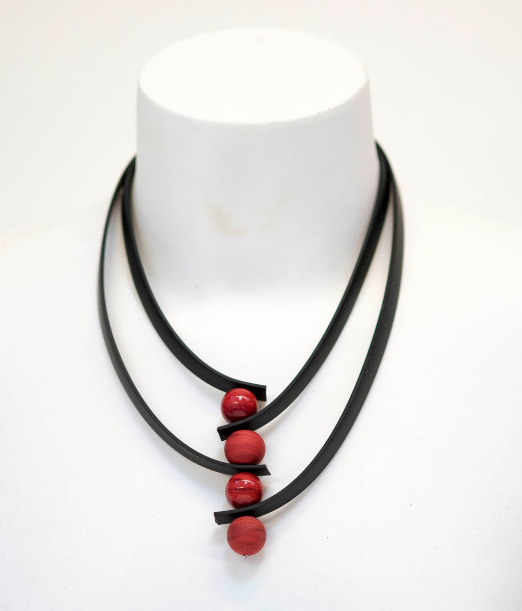 Murano glass necklace handmade in Murano by Cesare Sent original made in Italy modern beautiful fashion accessory glass jewelry crafts