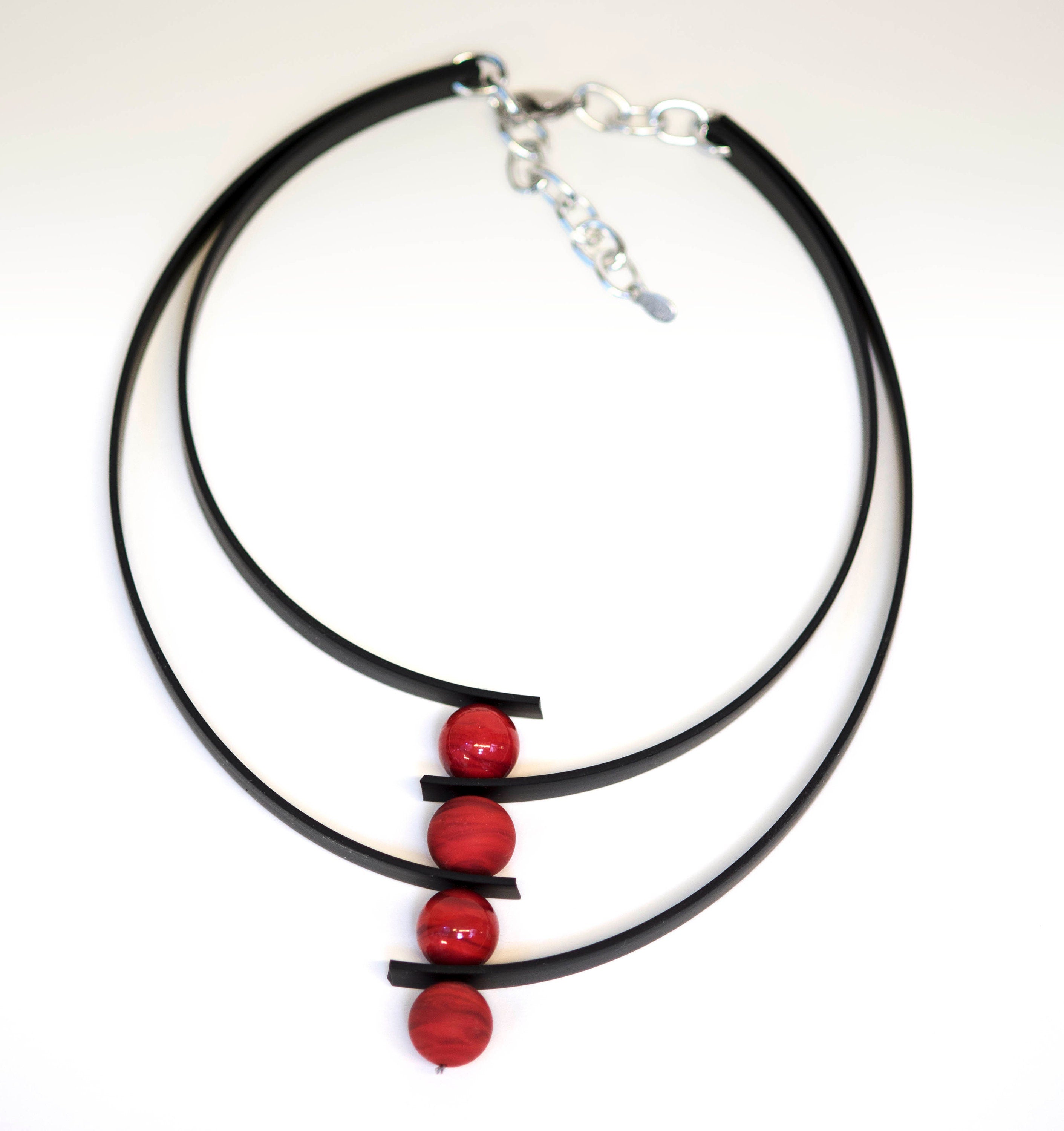 Murano glass necklace handmade in Murano by Cesare Sent original made in Italy modern beautiful fashion accessory glass jewelry crafts