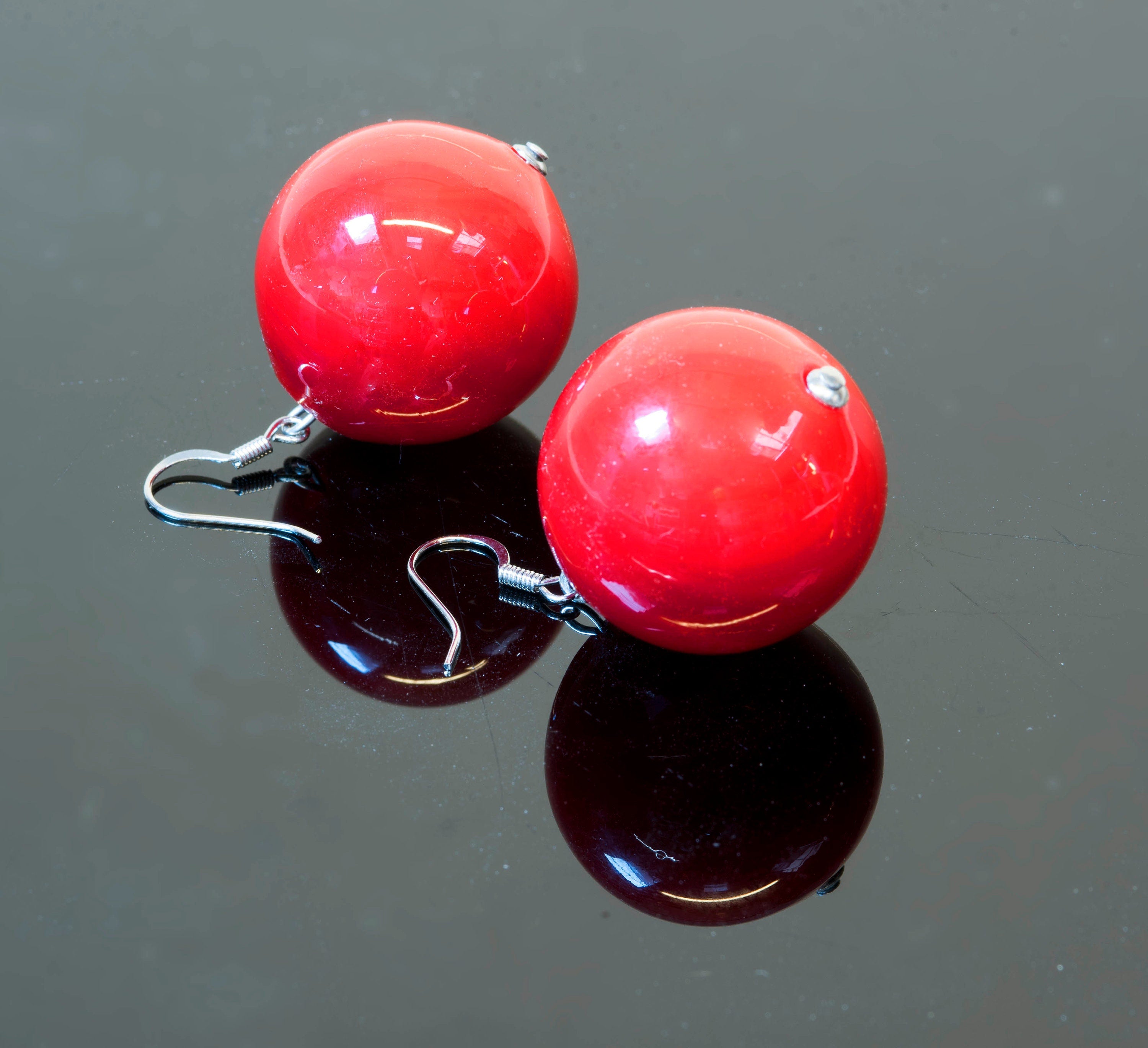 Murano glass necklace handmade Murano glass original made in Italy - Metal wire blown glass necklace - Glass bubbles - Spheres - Statement