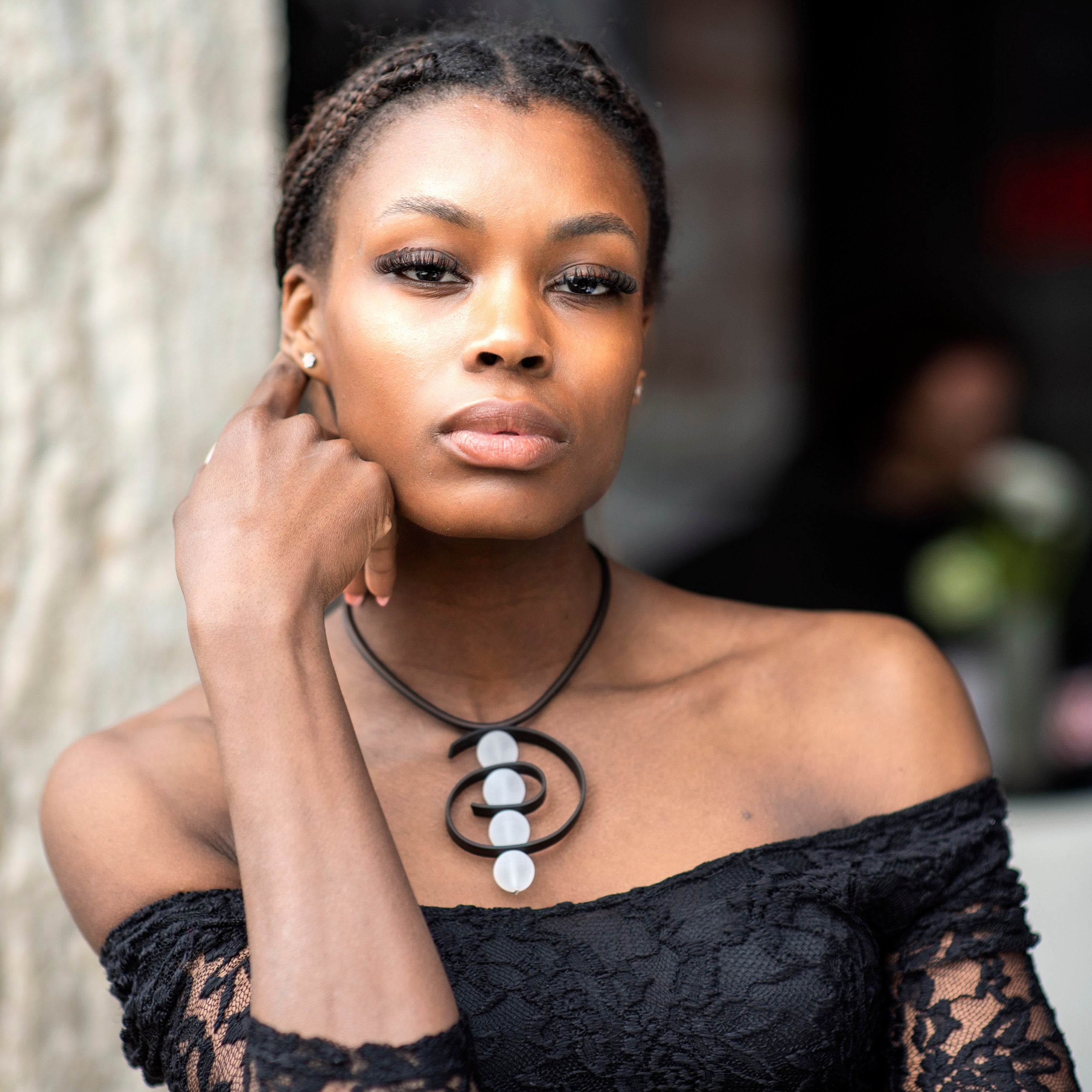 Murano glass necklace handmade in Murano by Cesare Sent original made in Italy fashion beautiful modern glass beads crafts handmade