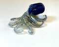 Murano Glass Octopus Sculpture, 24K Gold Accent, Handmade