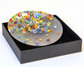 Murrina glass plate. Traditional Murano glass object. Original gift. Unobtainable single piece.