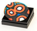 Millefiori Glass Plate, Handmade Murano Art Decor (6.30 inch)