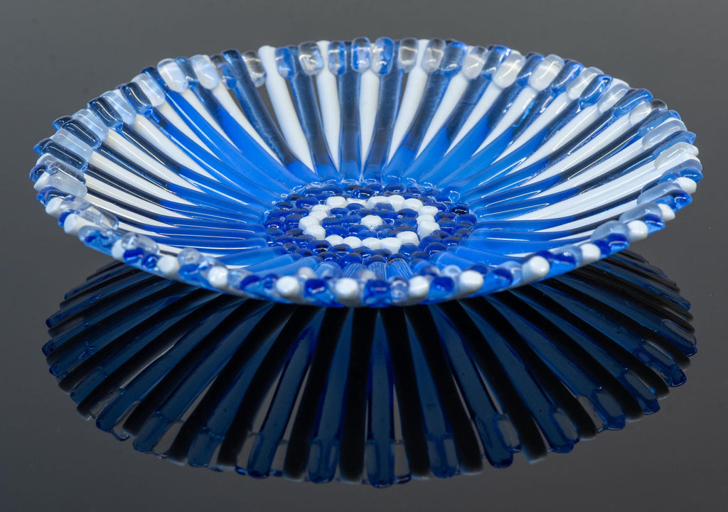 Murano Glass Plate, Cesare Sent Design, Handmade Italian Art