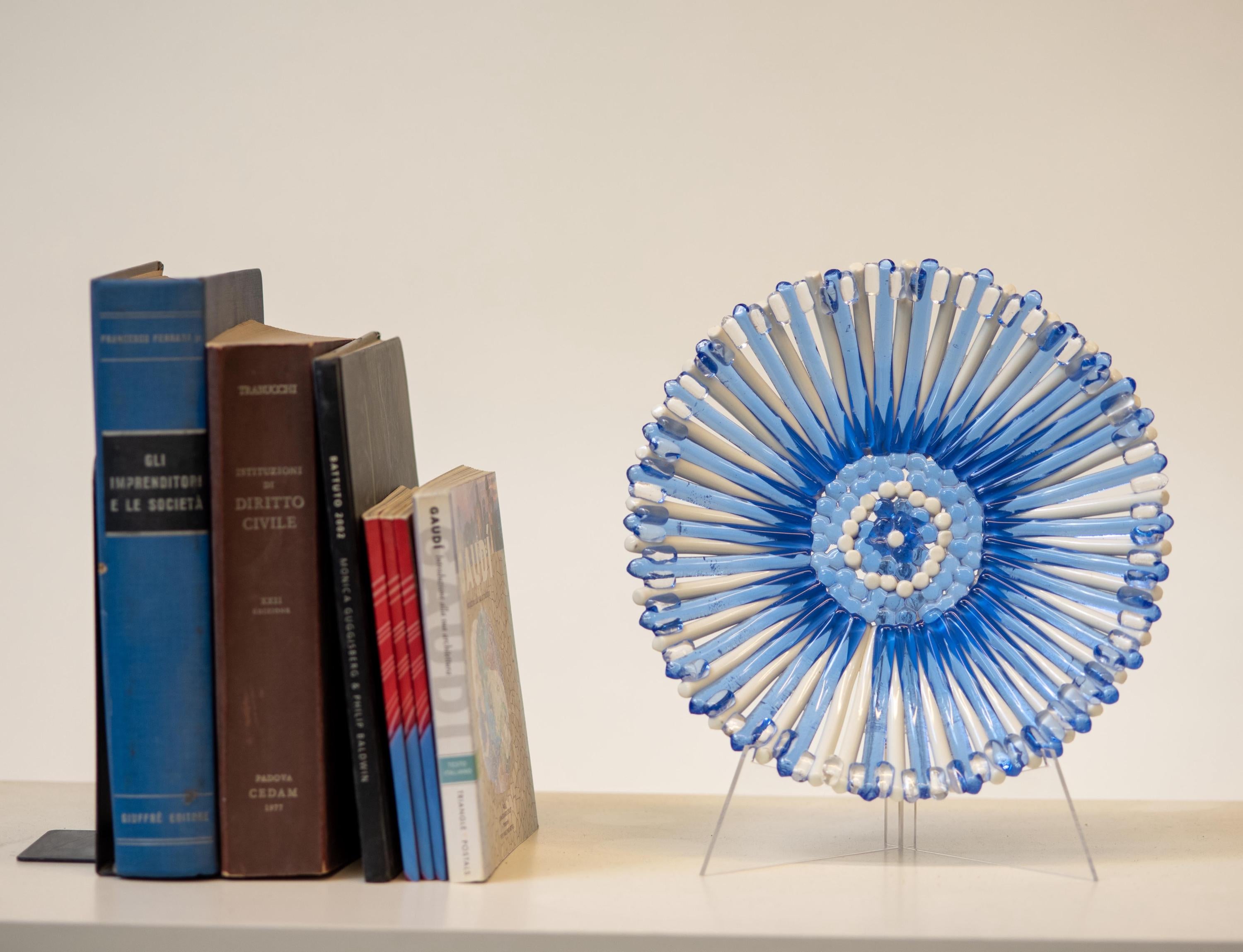 Murano Glass Plate, Cesare Sent Design, Handmade Italian Art