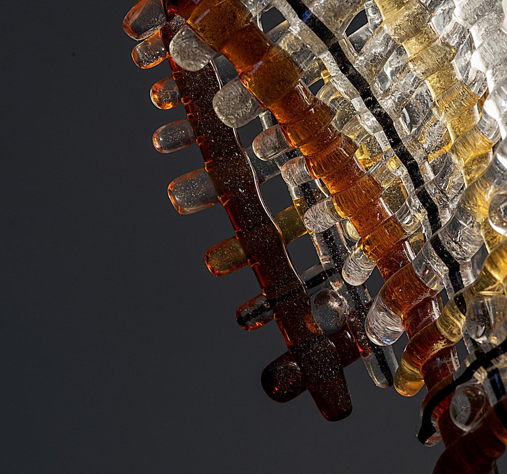 Pendant lamp glass Murano. Chandeliers Home Bedroom Living Room Hand Suspension. Ceiling lamp-handkerchief shape Phone essential to ship.