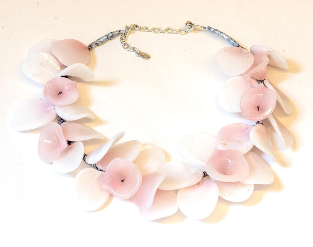 Murano glass necklace handmade in Murano by Cesare Sent original made in Italy different funny crafts fashion glass jewel dècolletè