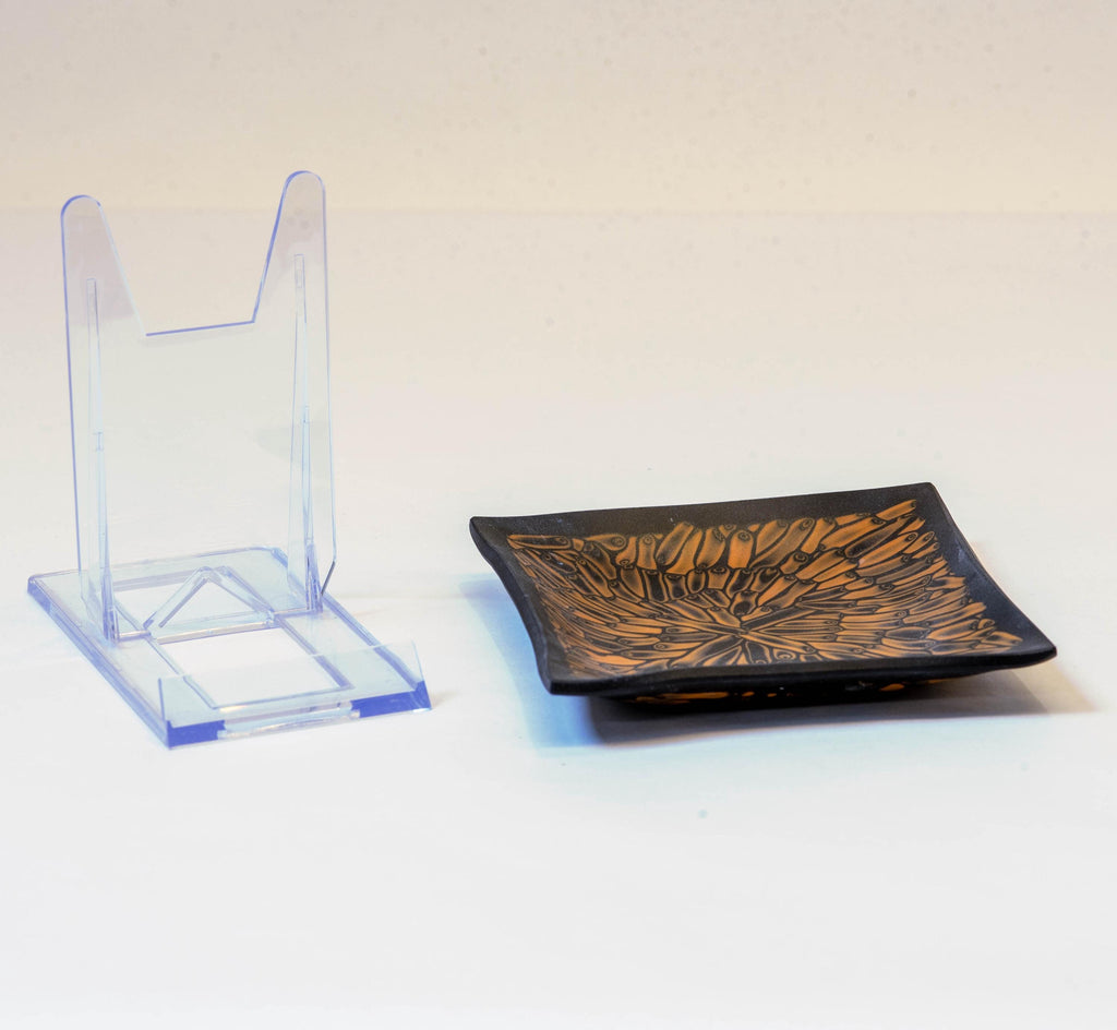 Murrina glass plate. Traditional Murano glass object. Original gift. Unobtainable single piece.