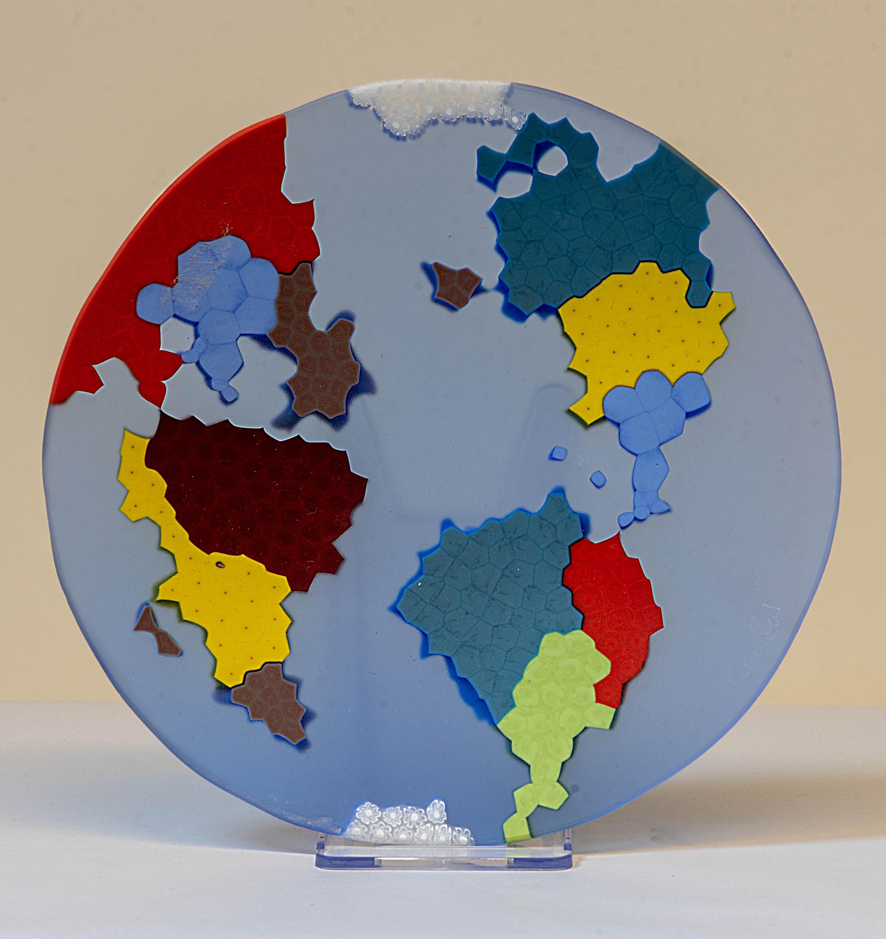 Murrina glass bowl. Traditional Murano glass object. Original gift. Unobtainable single piece.