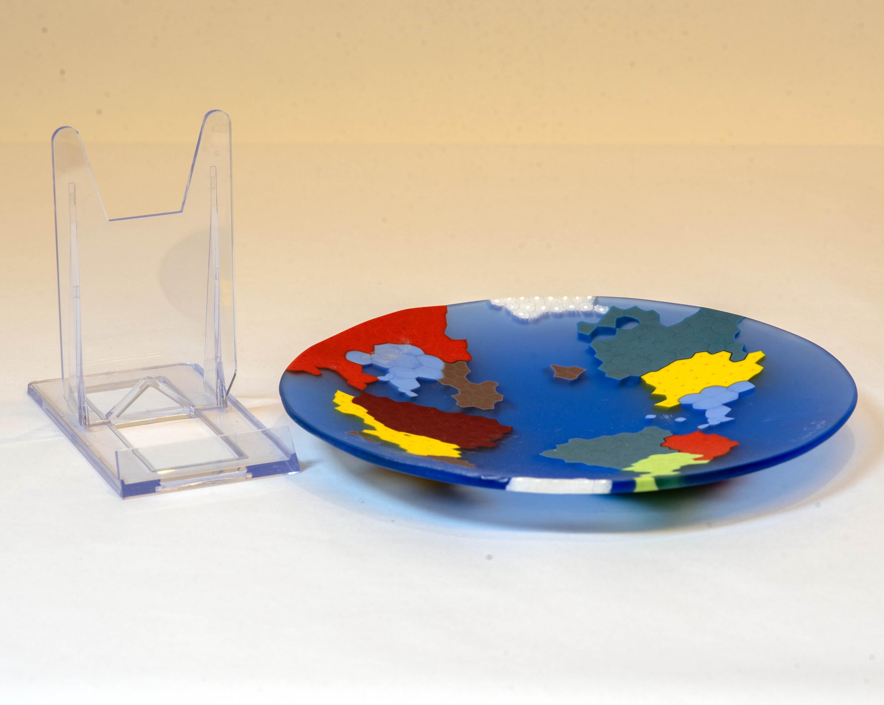 Murrina glass bowl. Traditional Murano glass object. Original gift. Unobtainable single piece.