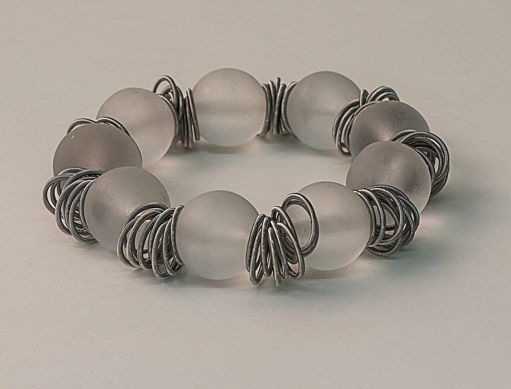 Bracelet Murano glass bracelet handmade in Murano by Cesare Sent original made in Italy fashion elegant crafts glass jewelery