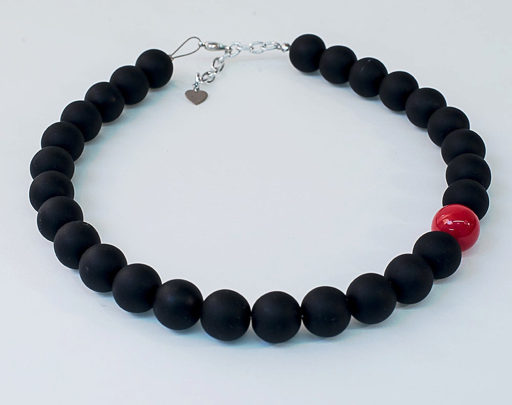 Necklace in Murano glass.Necklace handmade in Murano by Cesare Sent original made in Italy big glass beads elegant fashion crafts modern