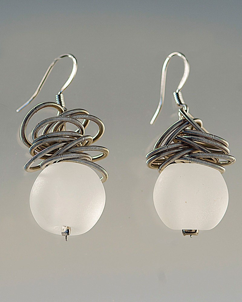 BANTU' Murano glass earrings. Valentine's Day gift, anniversary gift, girlfriend, wife, birthday. Original and special earrings from Italy