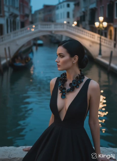 Murano glass necklace handmade in Murano by Cesare Sent original made in Italy wonderful necklace  glass flowers crafts elegant jewellery.