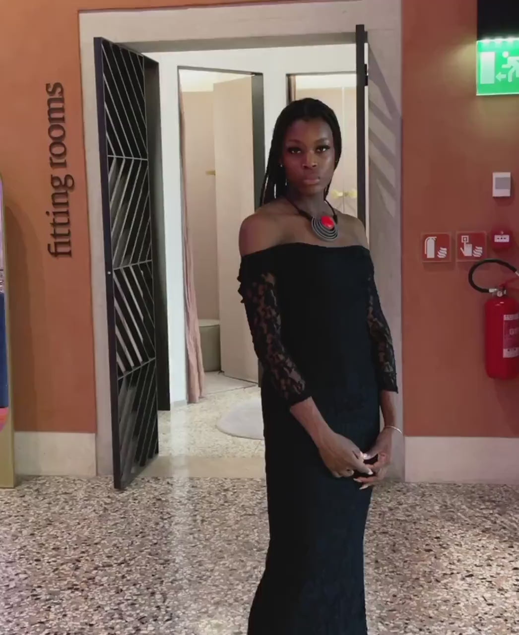 NECKLACE  Murano glass  handmade in Murano by Cesare Sent original made in Italy glass beads rubber tube fashion modern different crafts